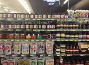 Products-on-supermarket-shelves