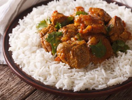Spicy Madras Curried Lamb