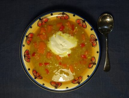 Hayley’s Delicious Lentil and Sweet Potato Soup