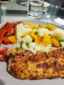 Thai Red Salmon with Vegetables